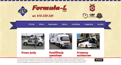 Desktop Screenshot of formulal.com.pl